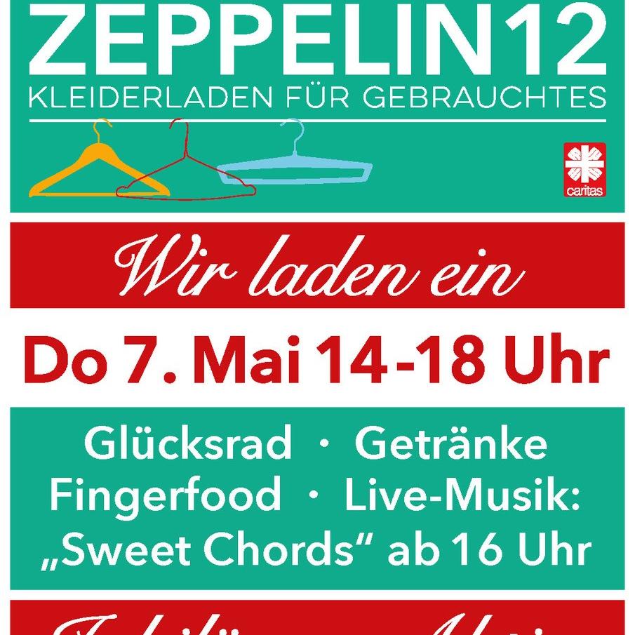 Einladung zur Jubiläumsaktion im Zeppeln12