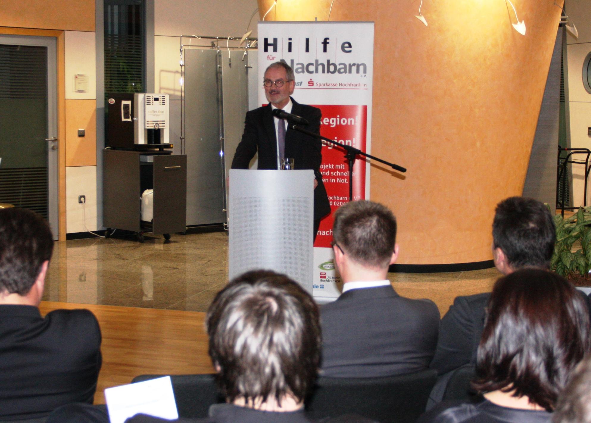 Caritas-Präsident Dr. Neher in Hof