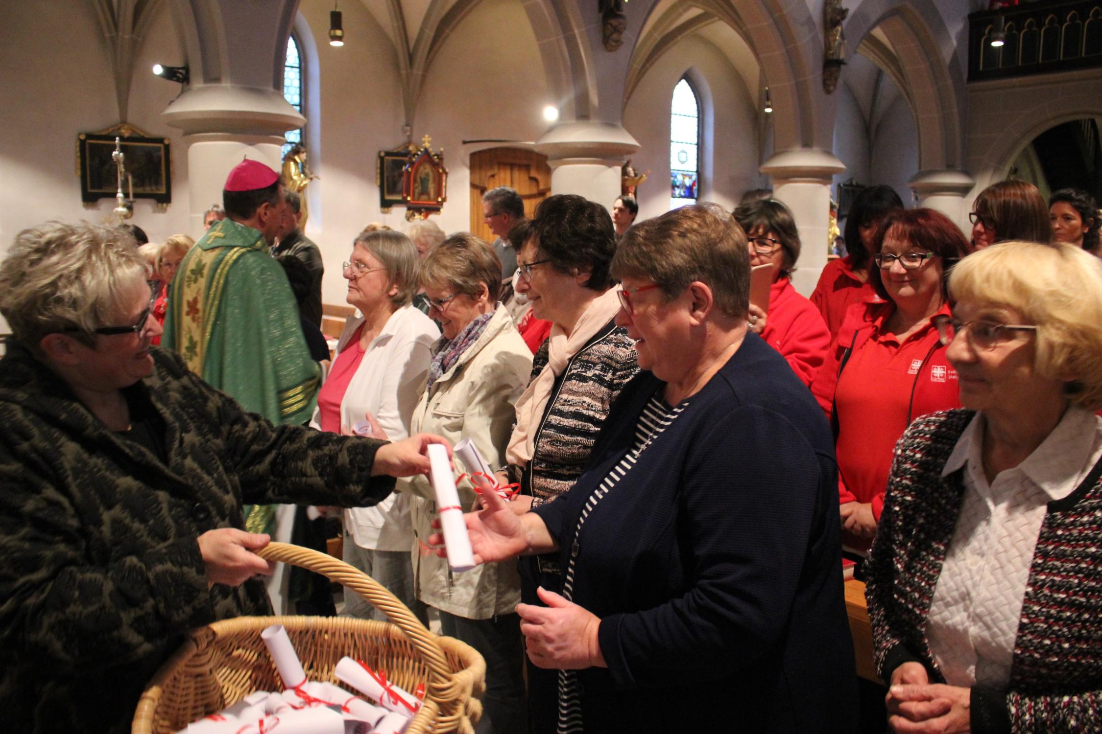 Auftakt zur Caritas-Herbstsammlung 2019