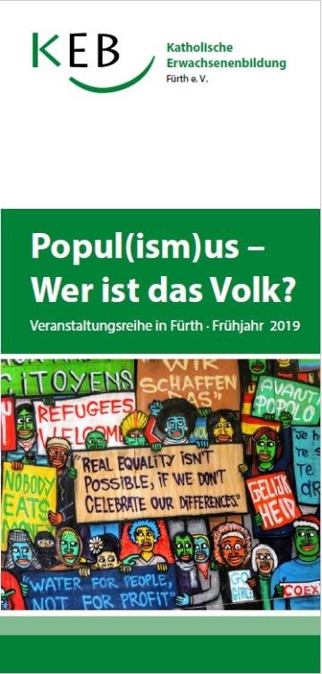 Cover Flyer Populismus