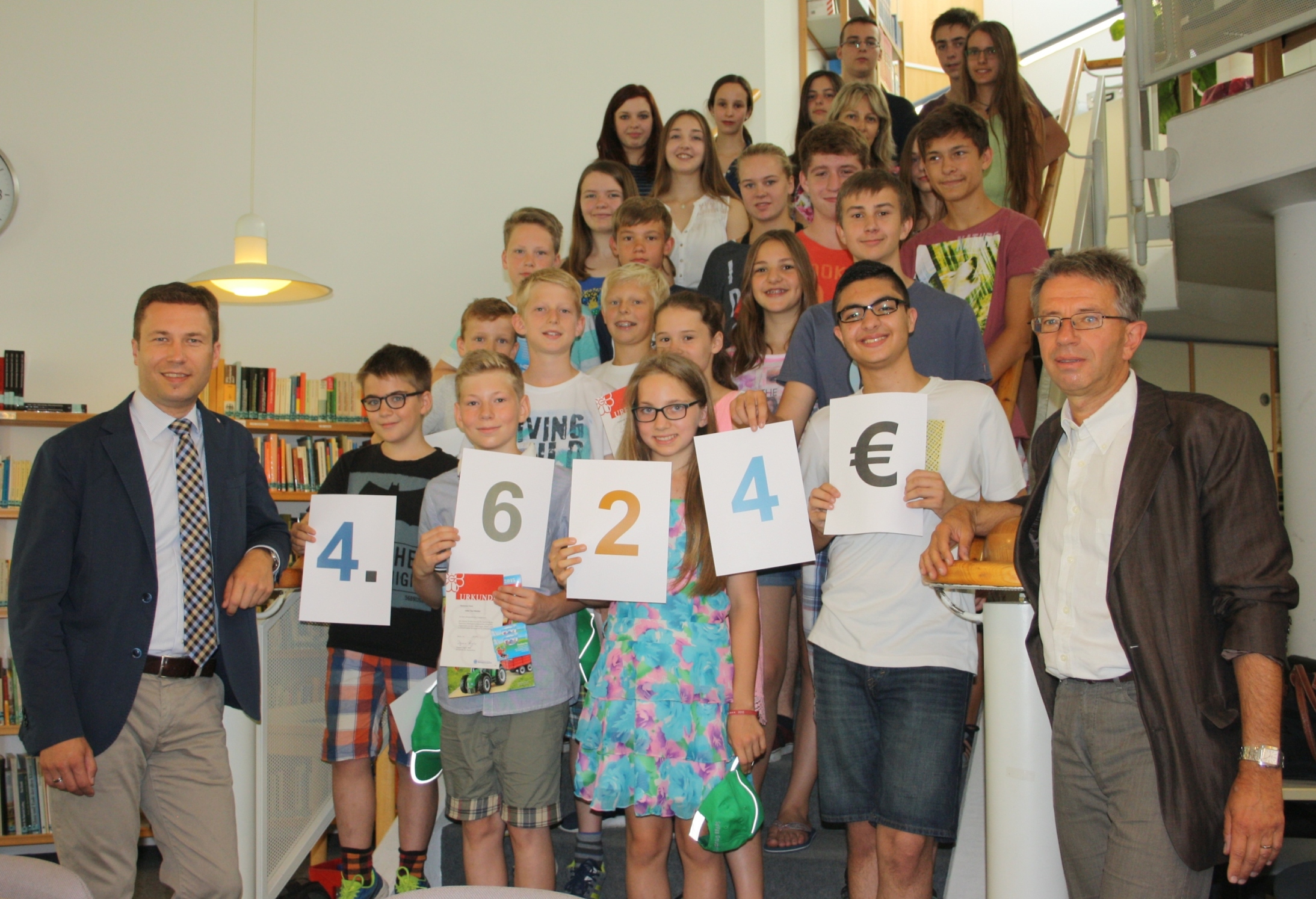 Ehrung im Gymnasium Stein