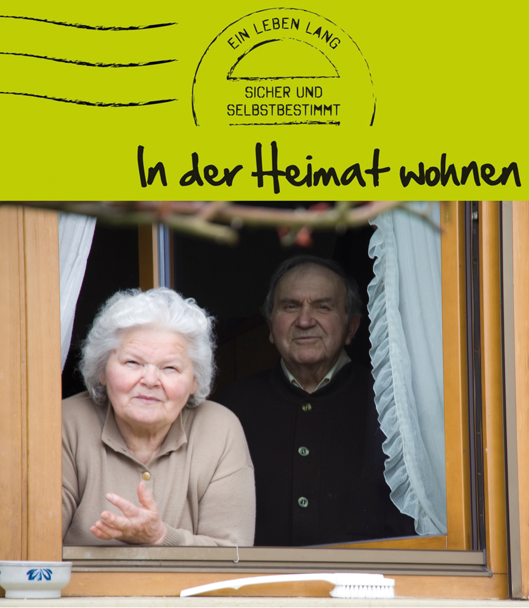 Paar im Alter zuhause