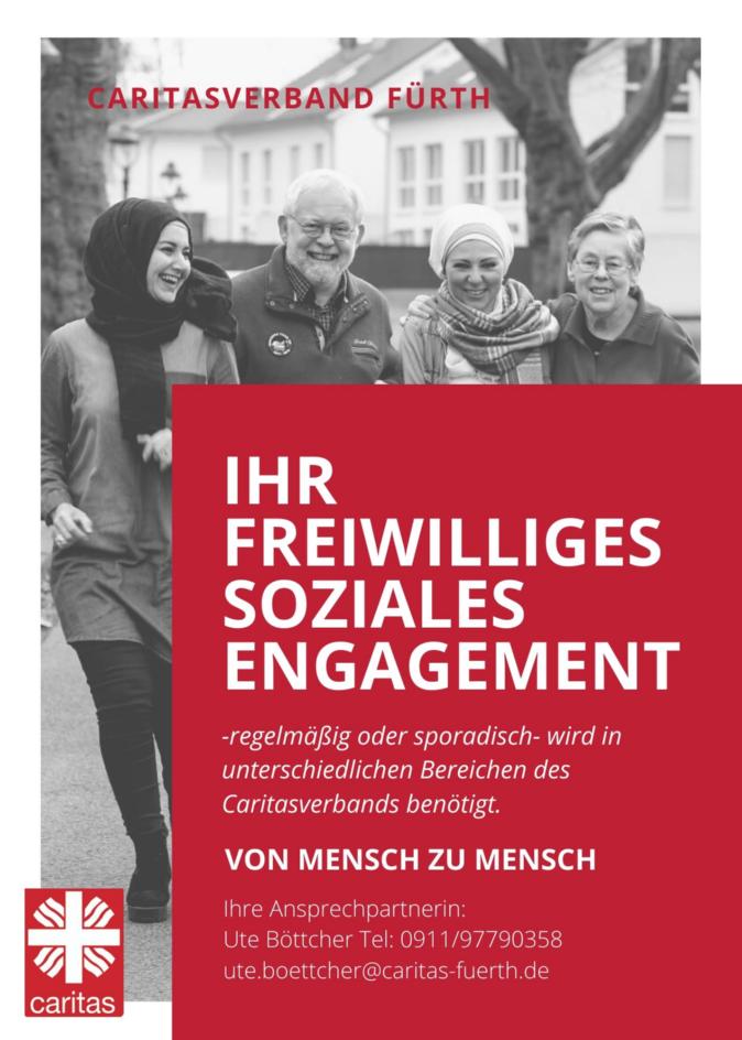 Flyer Freiwilligenarbeit