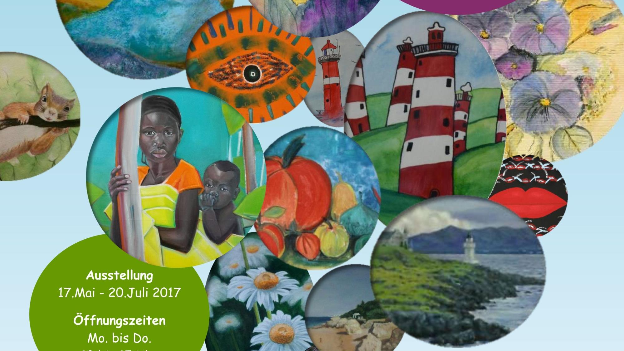 AUSSTELLUNG--KUNSTAUSSTELLUNG--KÜNSTLERIN--LUSCHNER-SCHILLER--SCHÜLER--VERNISSAGE