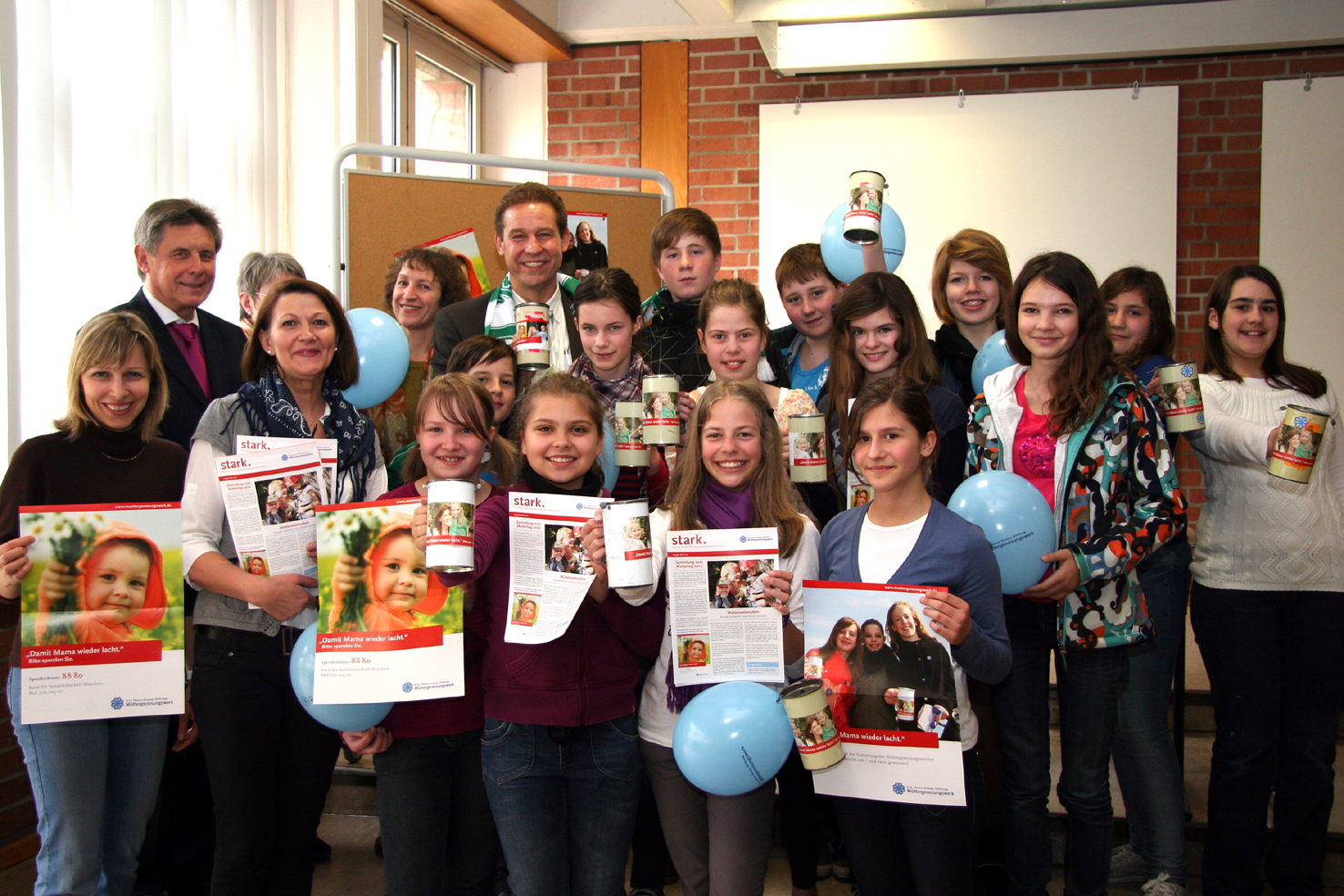 Auftakt für die MGW-Sammlung 2012 im Heinrich-Schliemann-Gymnasium