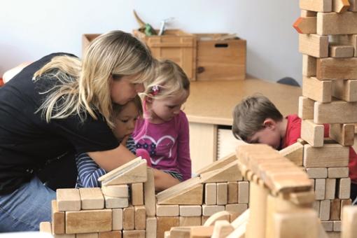 Haus für Kinder St. Elisabeth Holzbausteine