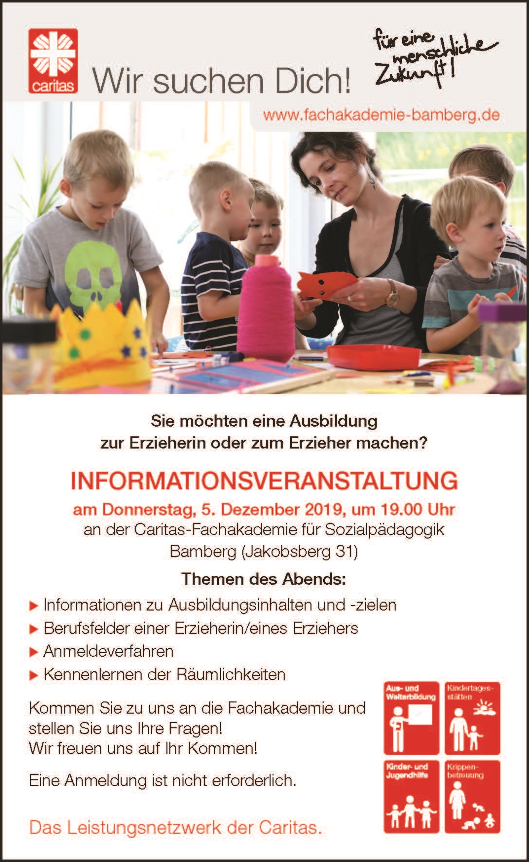 Infoveranstaltung der Fachakademie in Bamberg
