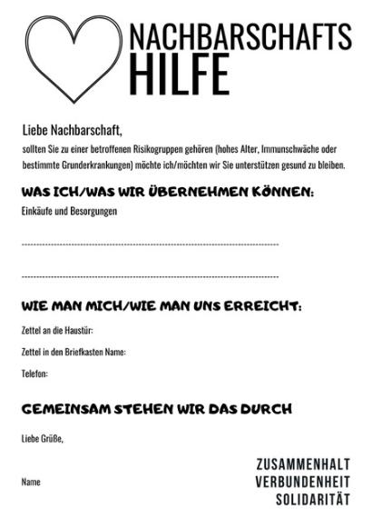 Nachbarschaftshilfe in Cadolzburg