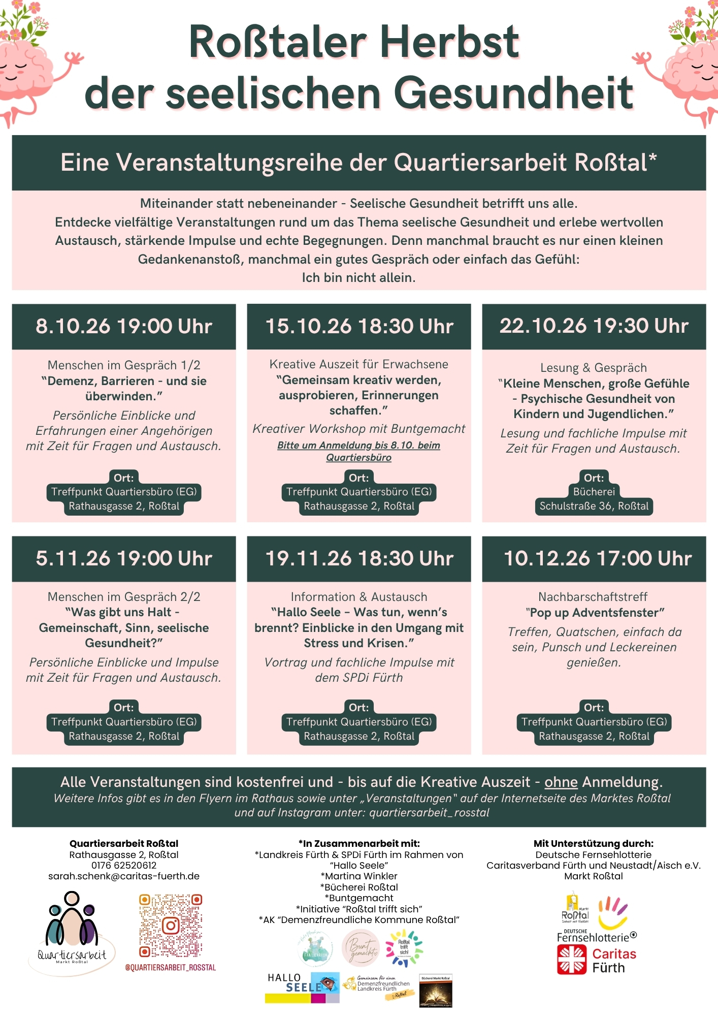 Roßtaler Herbst der seelischen Gesundheit 2026