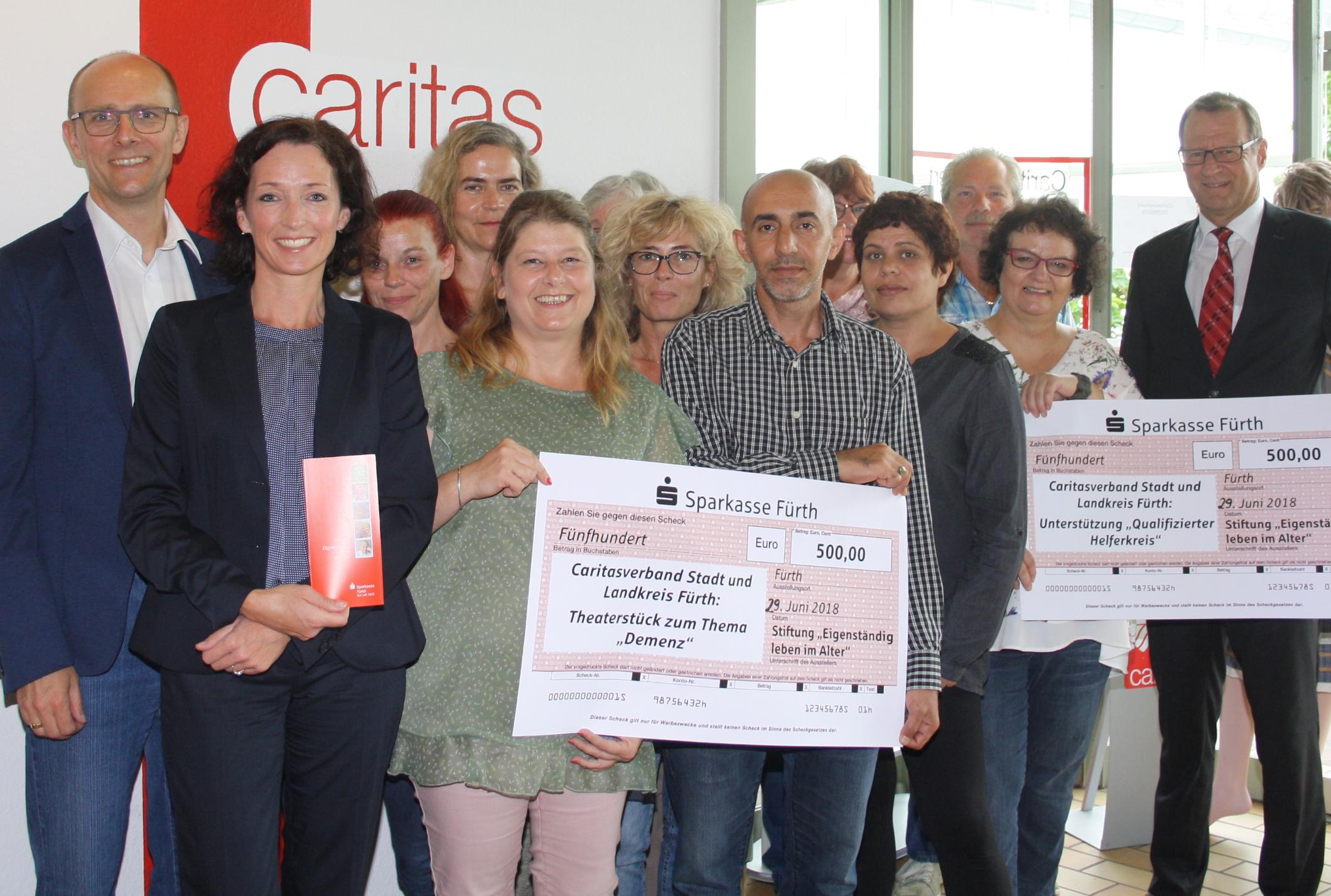 Sparkassenstifung unterstützt Caritas Fachstelle