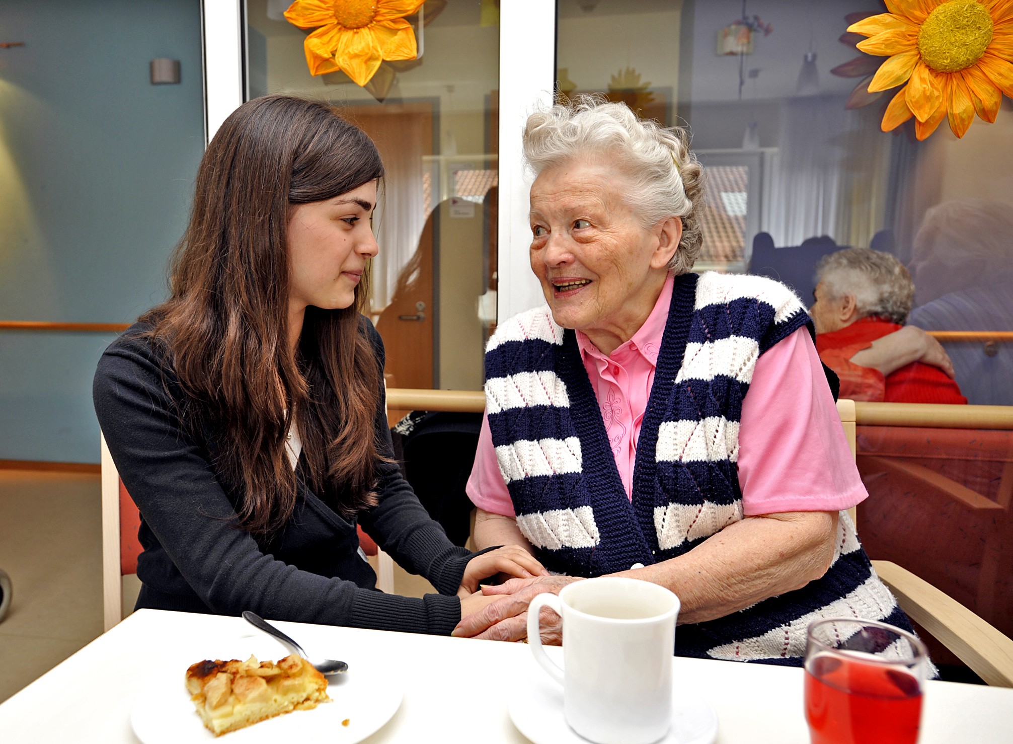 Vorlesen im Seniorenheim