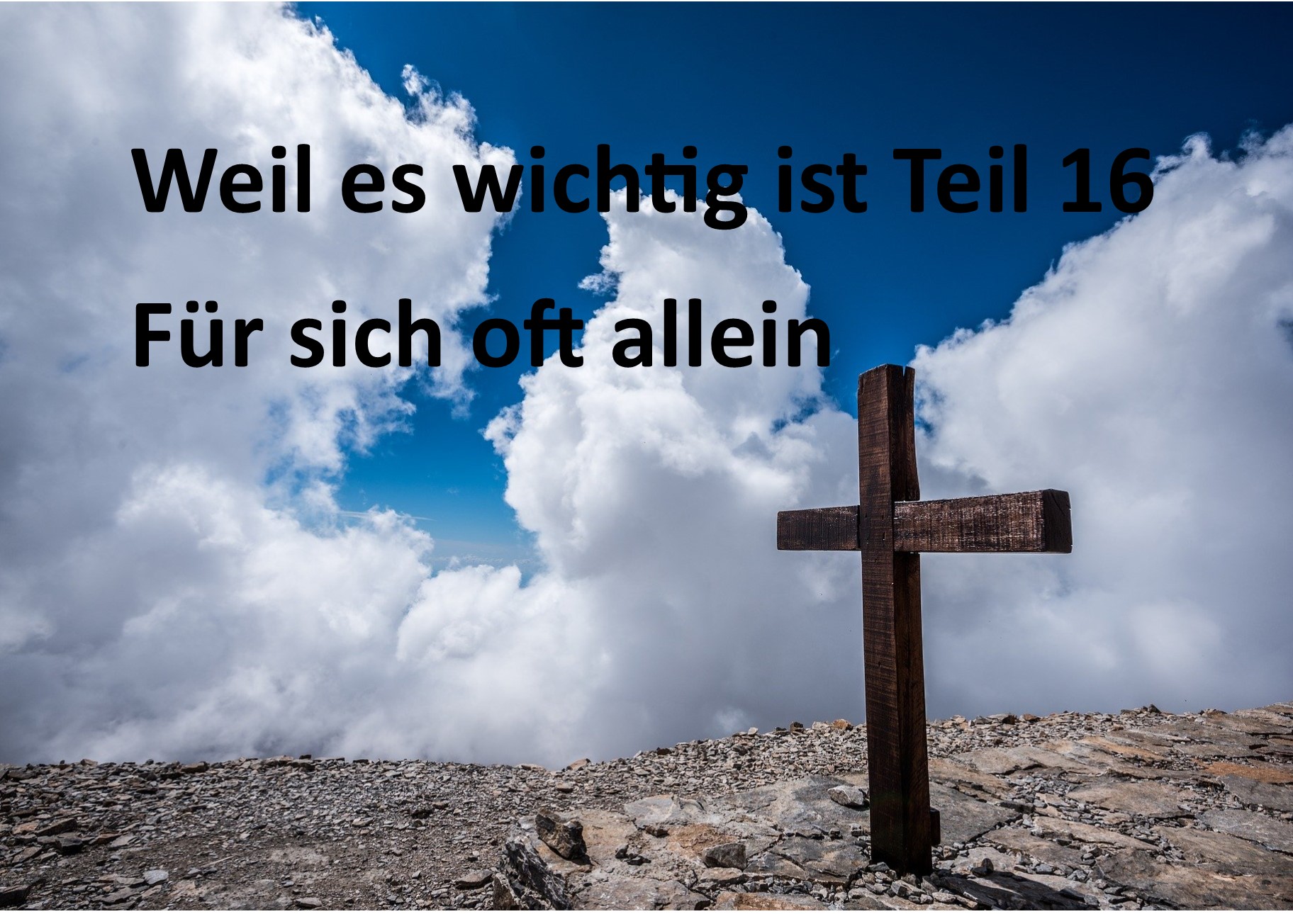 Weil es wichtig ist 16