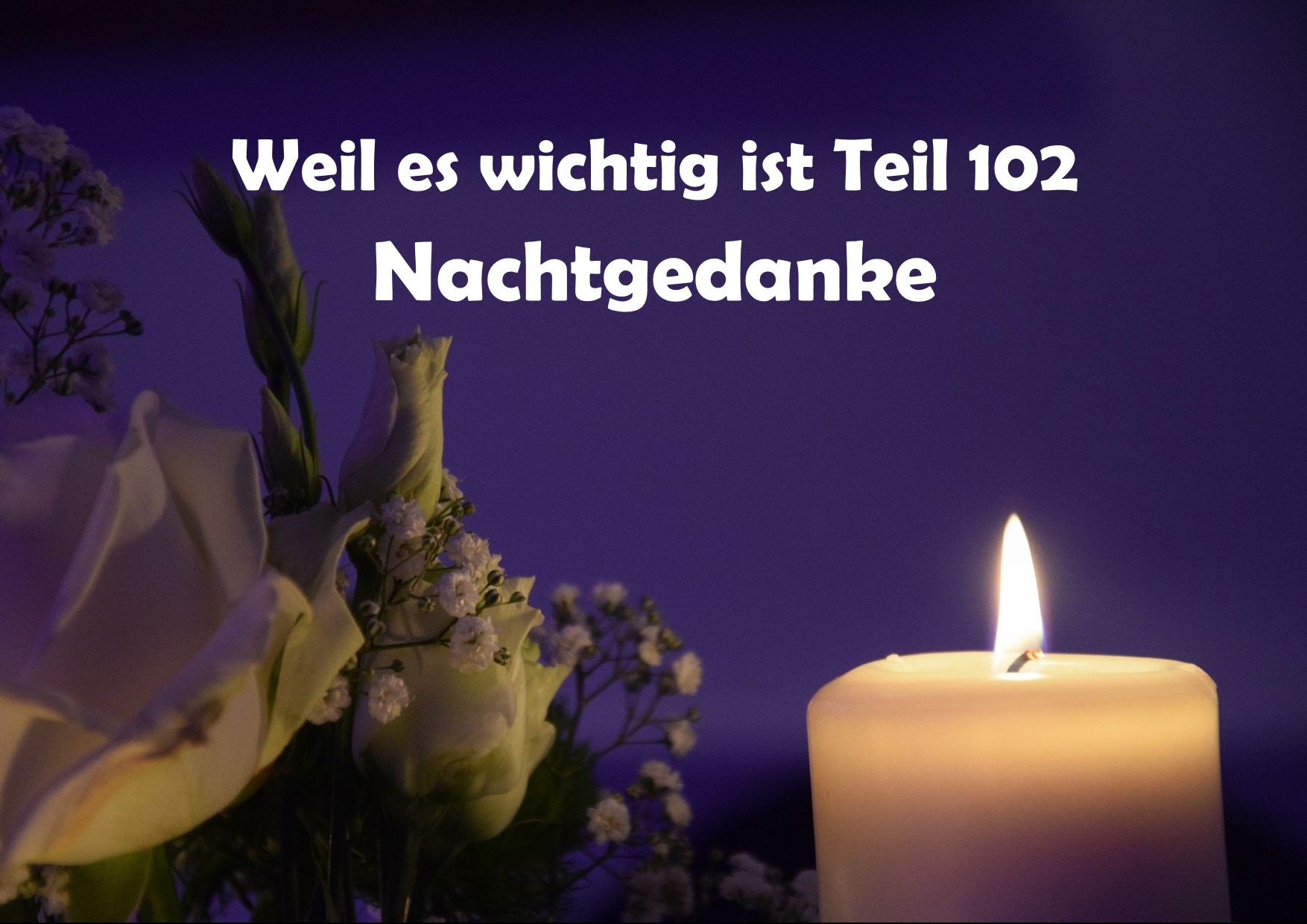 Weil es wichtig ist Teil 102
